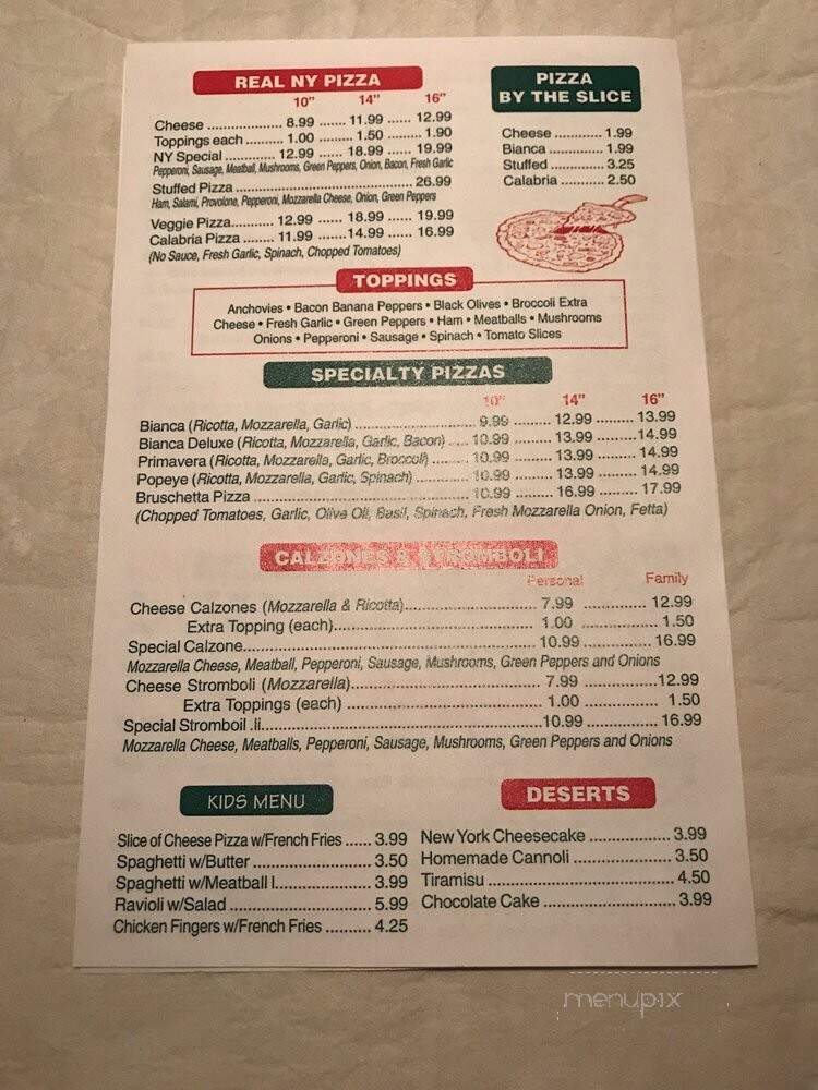 Three Brothers Pizza - Deland, FL menu_pic
