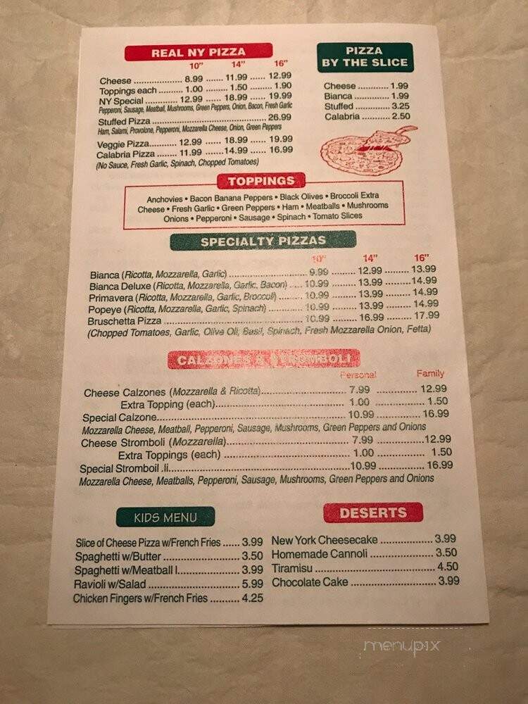 Three Brothers Pizza - Deland, FL menu_pic