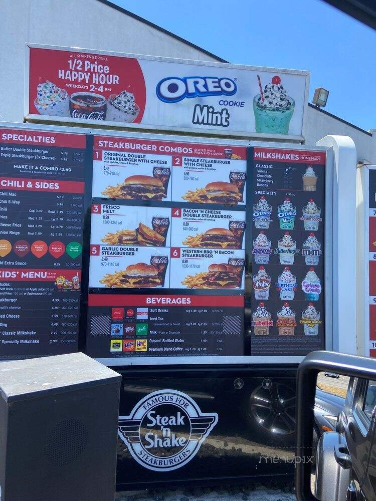 Steak 'n Shake - Clarksville, TN menu_pic