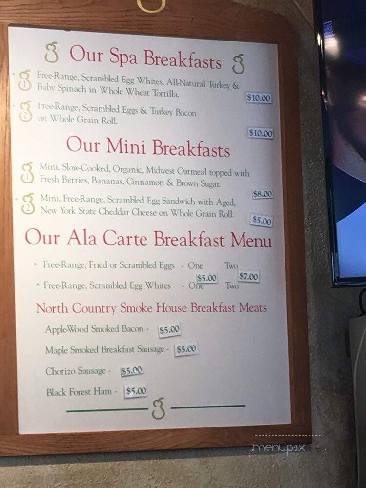 The Golden Pear Cafe - Southampton, NY menu_pic