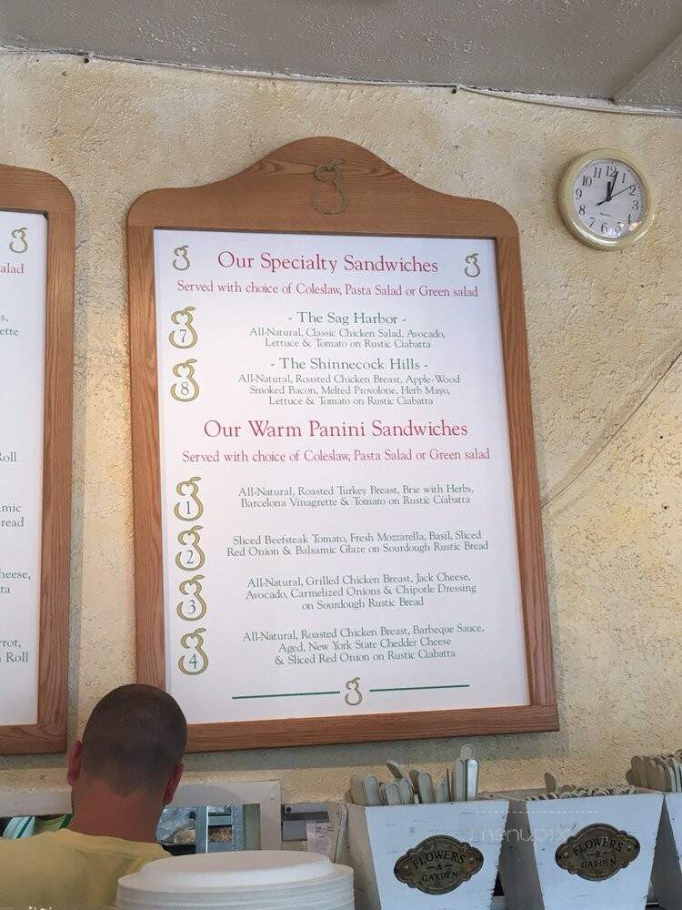 The Golden Pear Cafe - Southampton, NY menu_pic