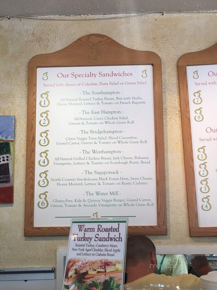 The Golden Pear Cafe - Southampton, NY menu_pic