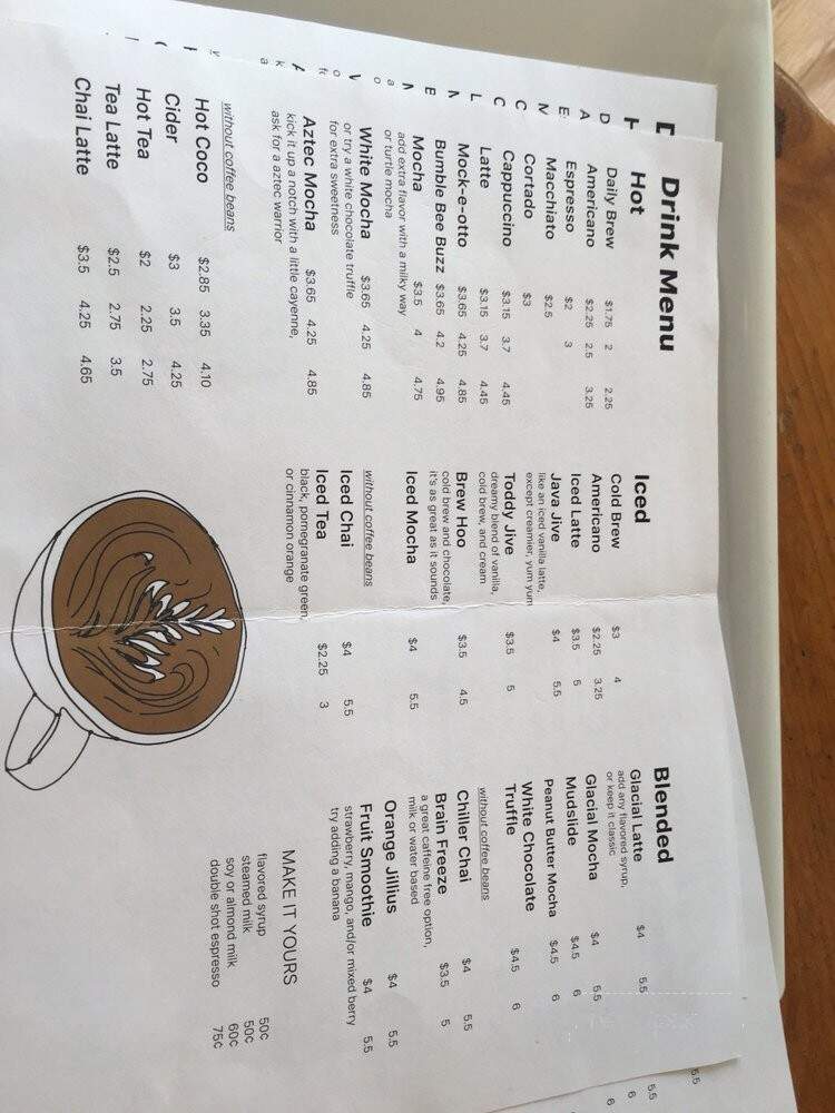 Coffee Emporium - Cincinnati, OH menu_pic