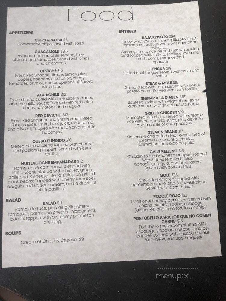 Takoba - Austin, TX menu_pic