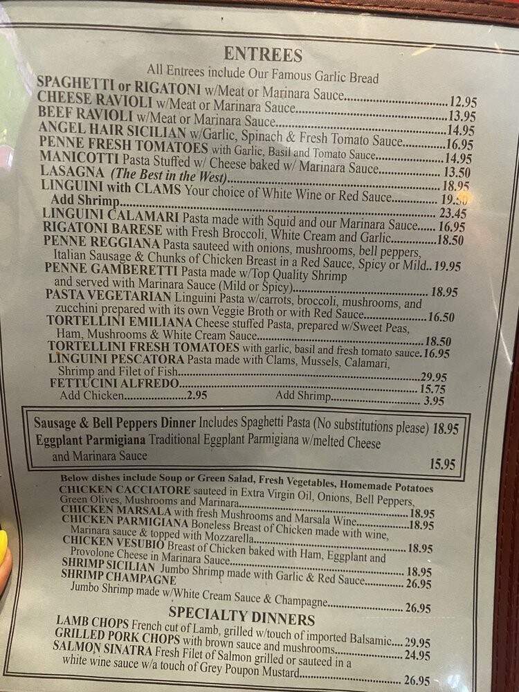 Cafe Corleone - Paramount, CA menu_pic