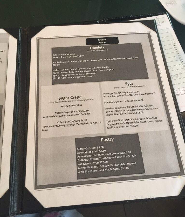 Cote Gourmet - Miami Shores, FL menu_pic