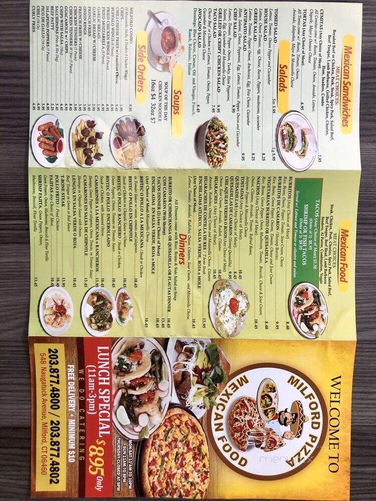 Mr Pizza - Milford, CT menu_pic