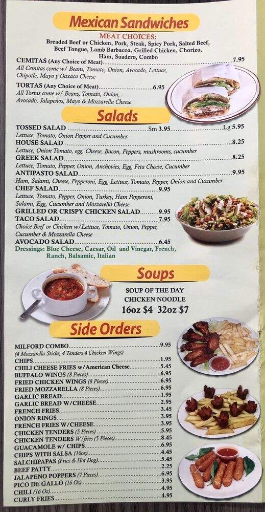 Mr Pizza - Milford, CT menu_pic