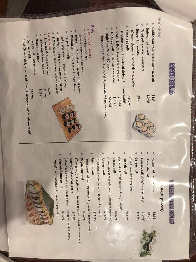 Davis Sushi Buffet Japanese Restaurant - Davis, CA menu_pic