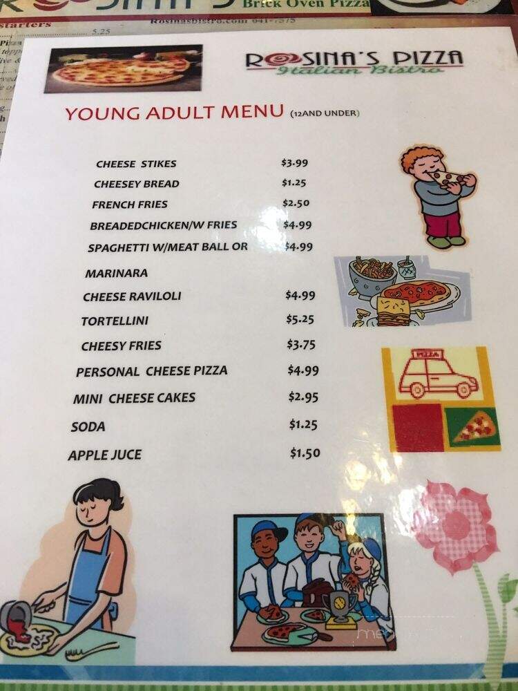 Dona Rossina Pizzaria - Tampa, FL menu_pic