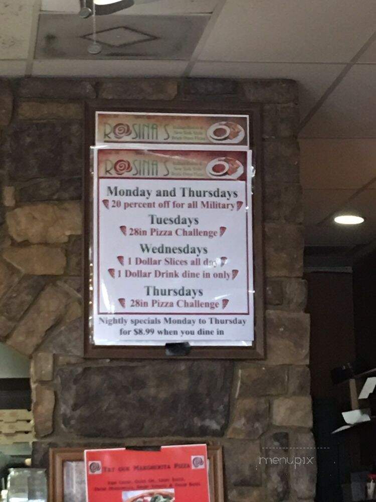Dona Rossina Pizzaria - Tampa, FL menu_pic
