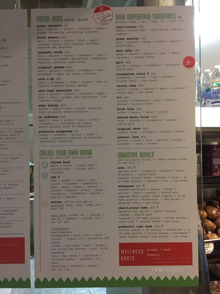 The Juicy Cafe - Seattle, WA menu_pic
