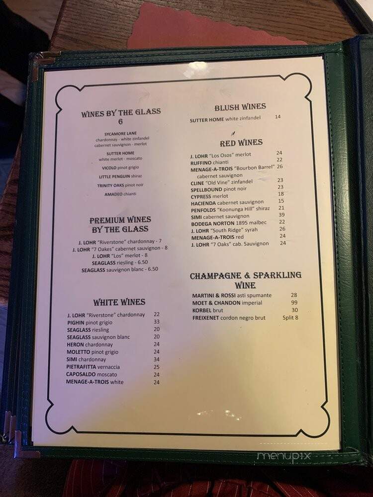 Outpost - Cream Ridge, NJ menu_pic