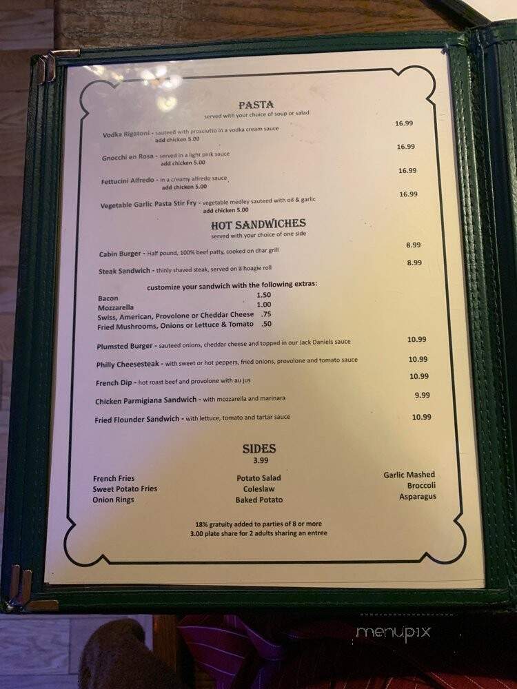 Outpost - Cream Ridge, NJ menu_pic