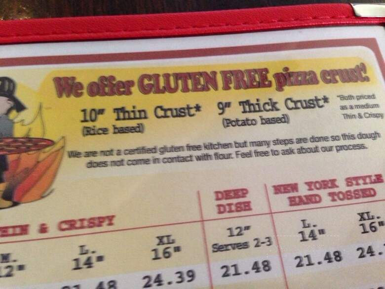 Firehouse Pizza - Normal, IL menu_pic