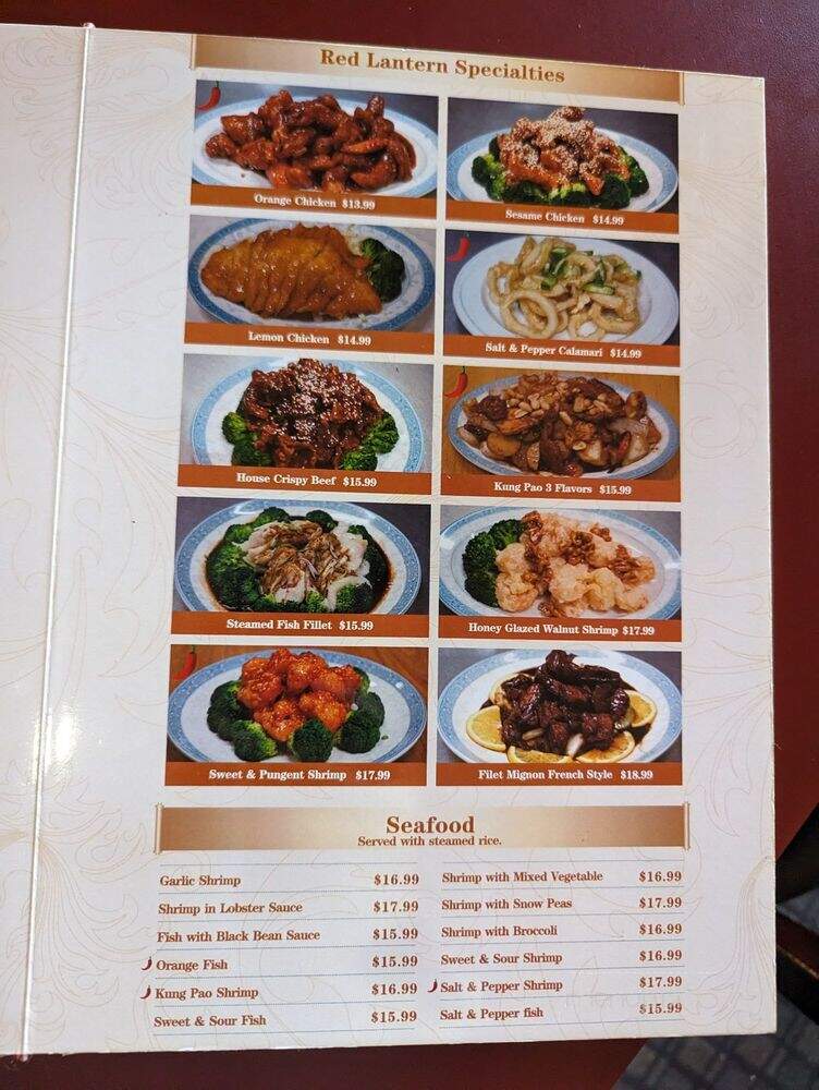 Red Lantern Chinese Cuisine - Brea, CA menu_pic