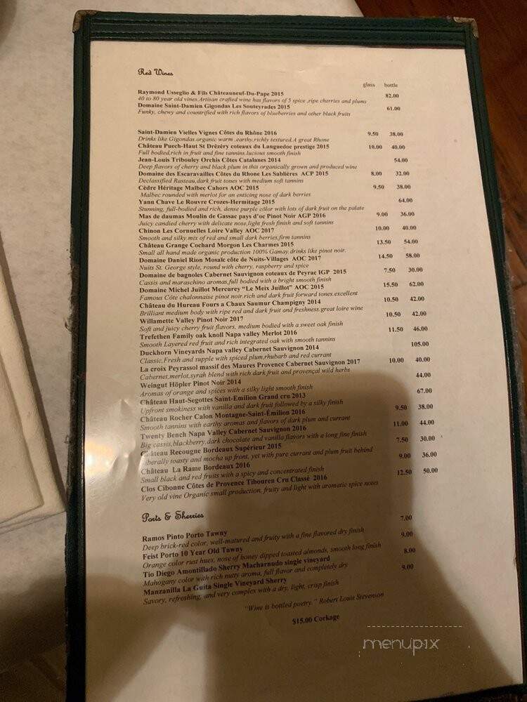 Ciro's Cte Sud - New Orleans, LA menu_pic