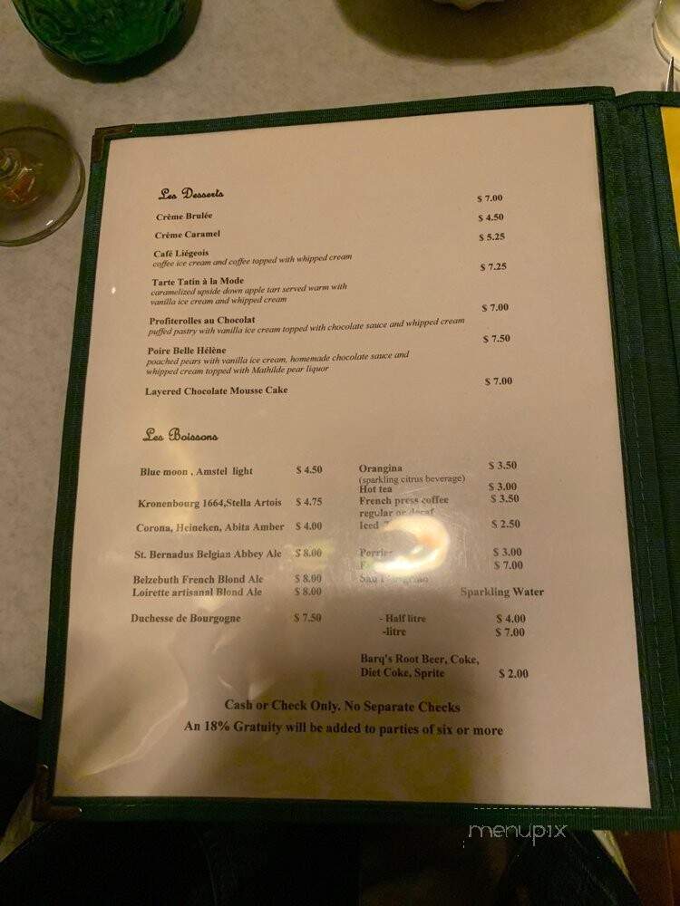 Ciro's Cte Sud - New Orleans, LA menu_pic