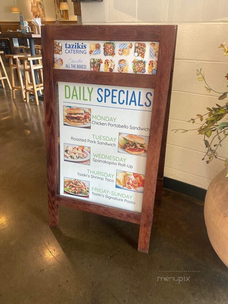 Taziki's Mediterranean Cafe - Birmingham, AL menu_pic