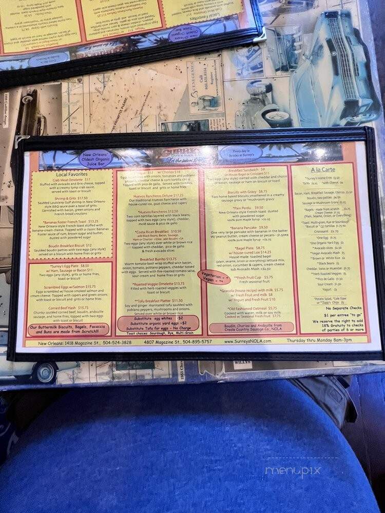 Surrey's Cafe & Juice Bar - New Orleans, LA
