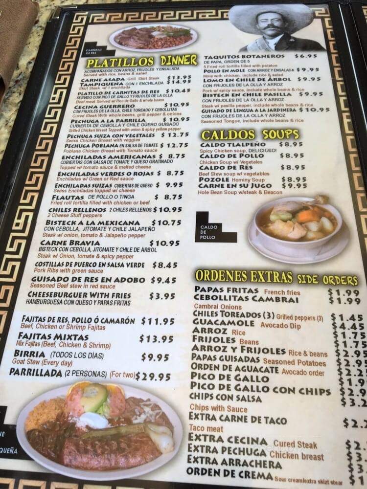 El Rey Del Taco & Burritos - Chicago, IL menu_pic