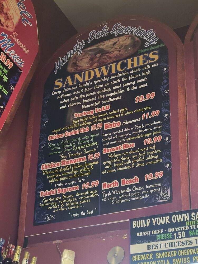 Handy Delicatessen - San Francisco, CA menu_pic
