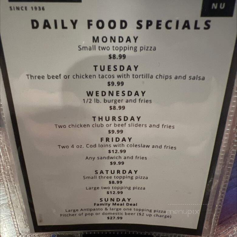 Gathering Place - Troy, MI menu_pic