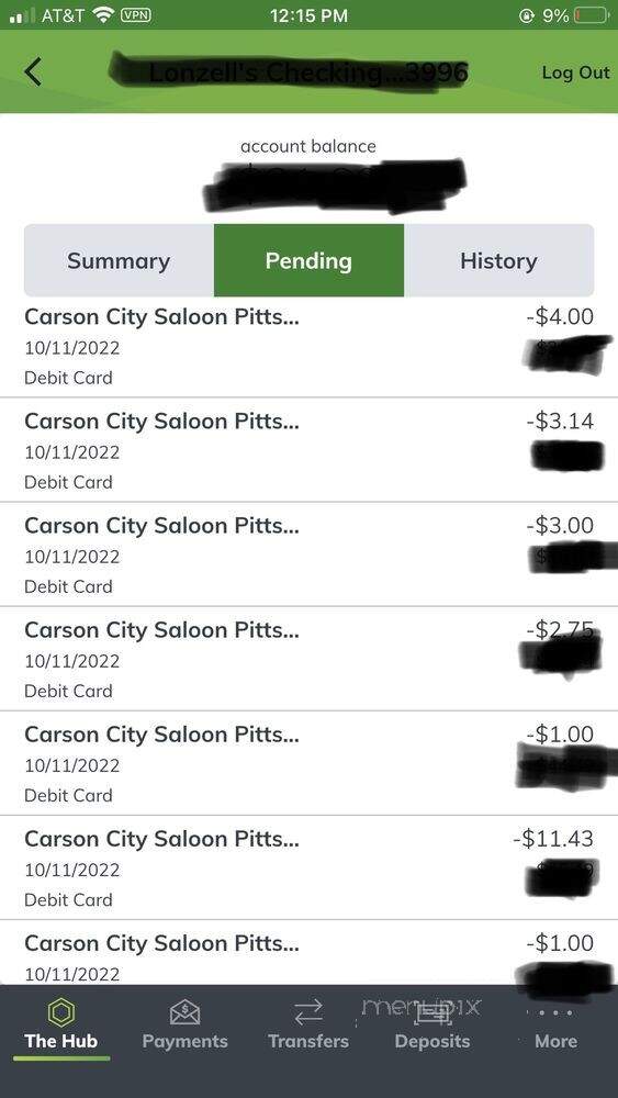 Carson City Saloon - Pittsburgh, PA