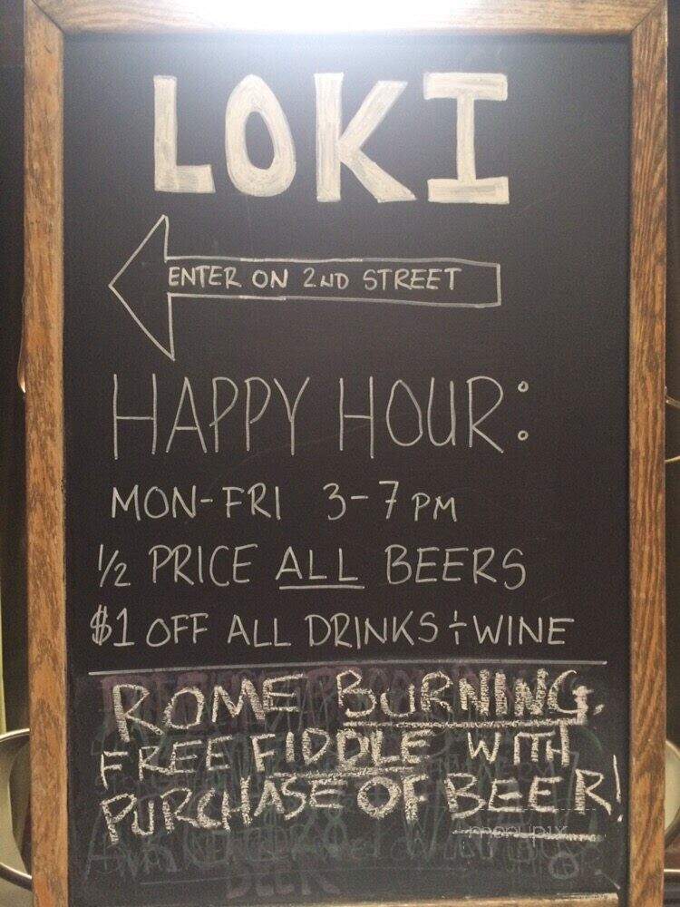 Loki Lounge - New York, NY menu_pic