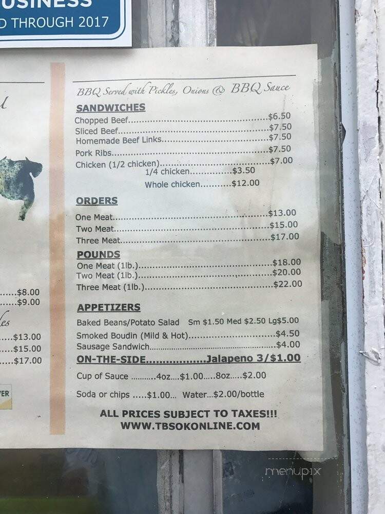 Two Brothers Smokin Oak Ktchn - Houston, TX menu_pic
