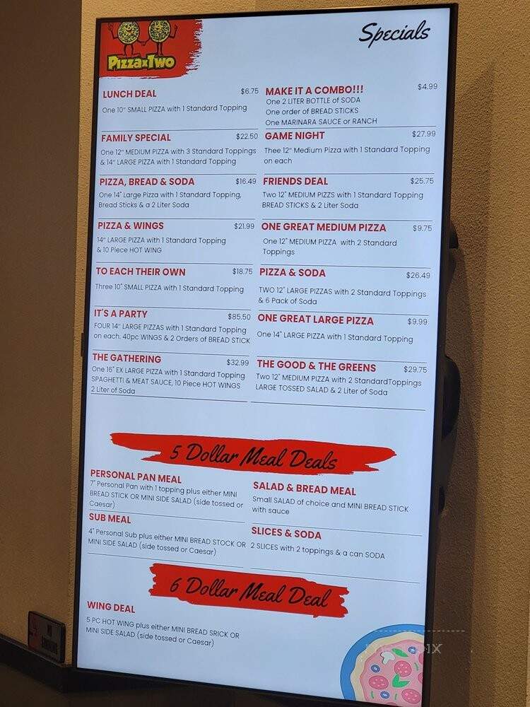 Pizza X Two - Long Beach, CA menu_pic