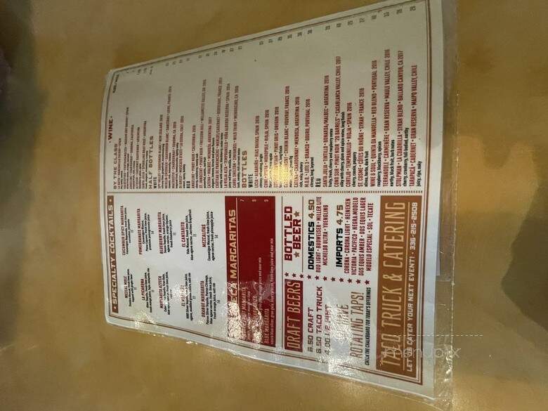 Taqueria El Azteca - Greensboro, NC menu_pic