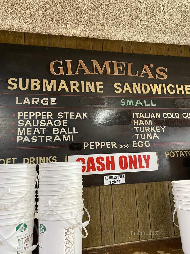 Giamela's Submarine Sandwiches - Burbank, CA menu_pic