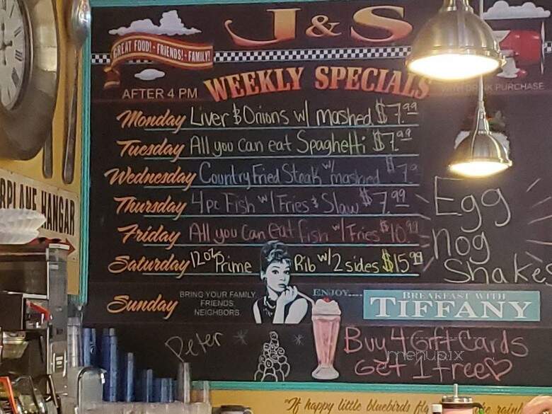 Sue's J & S Hamburg - Traverse City, MI menu_pic