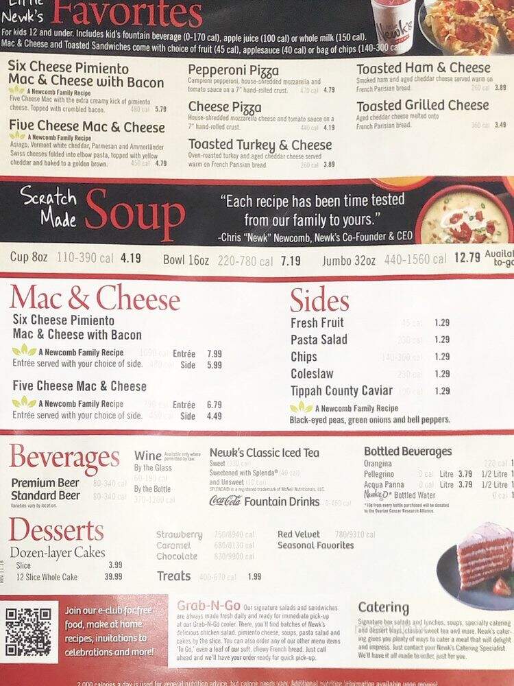 Newk's Express Cafe - Panama City, FL menu_pic