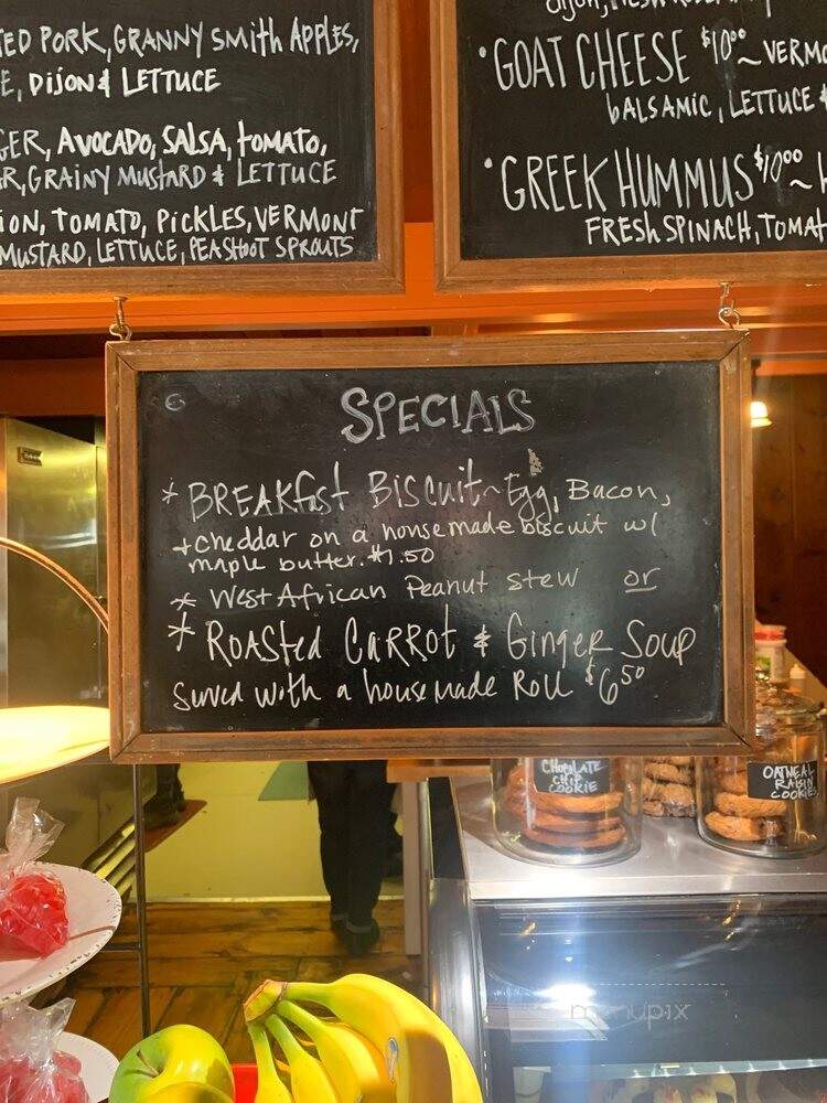 Sun-up Bakery - Killington, VT menu_pic