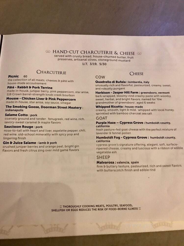 116 Crown - New Haven, CT menu_pic