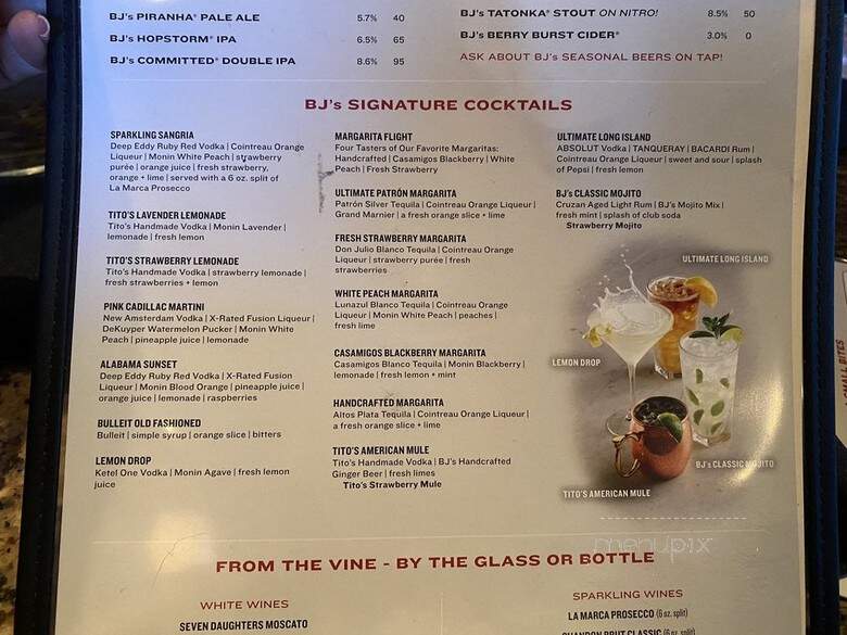 BJ's Restaurant & Brewhouse - San Antonio, TX menu_pic