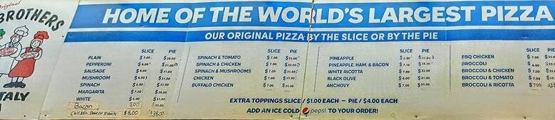 The Worlds Largest Pizza - Ocean City, NJ