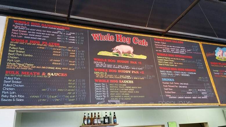Whole Hog Cafe - Fayetteville, AR menu_pic