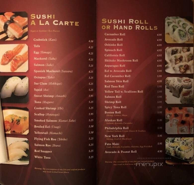 Mojo Asian Cusine & Sushi Bar - Lititz, PA menu_pic