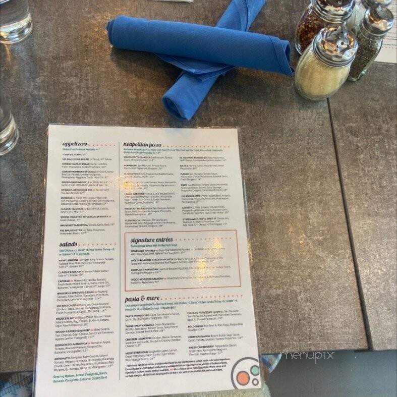 Via Baci - Lone Tree, CO menu_pic