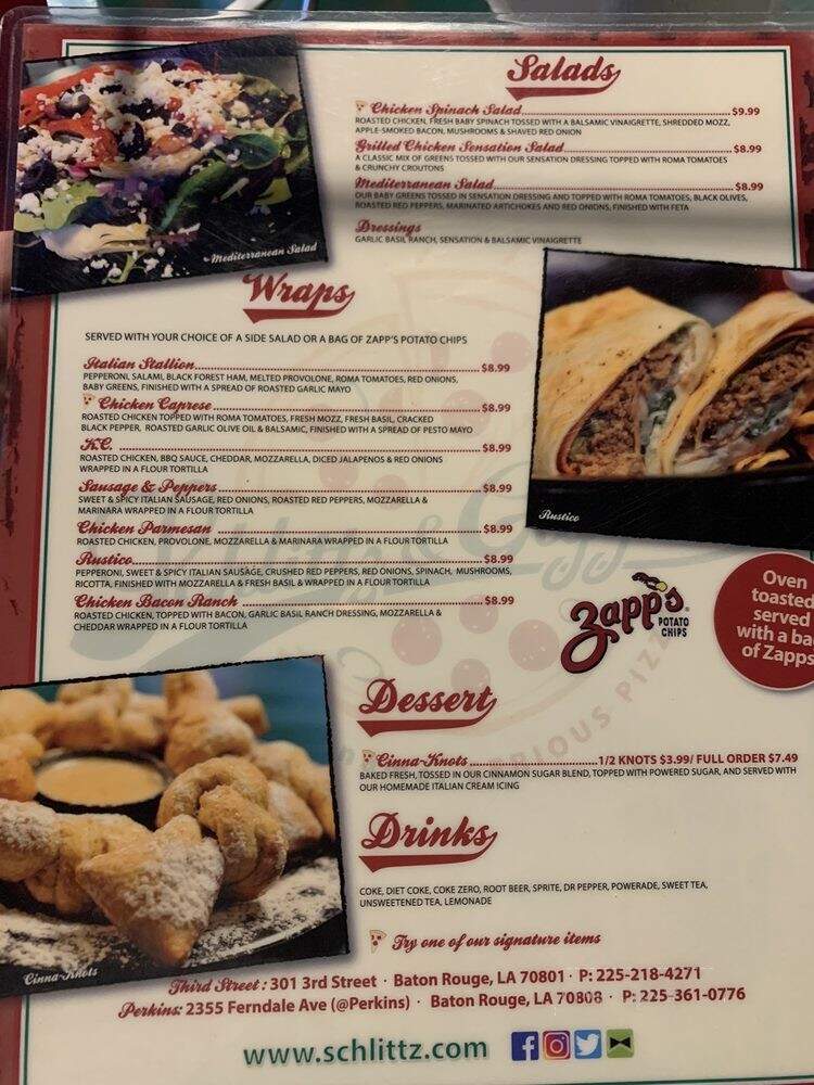 Schlittz & Giggles - Baton Rouge, LA menu_pic
