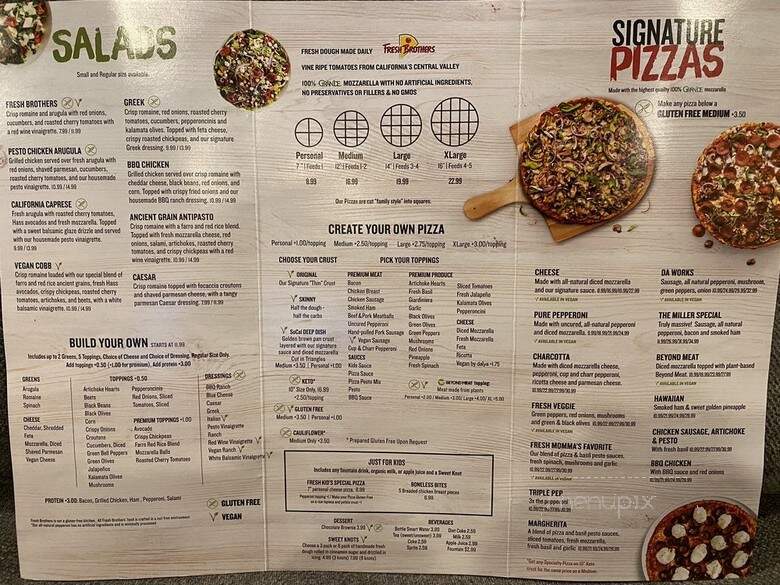 Fresh Brother's - Redondo Beach, CA menu_pic