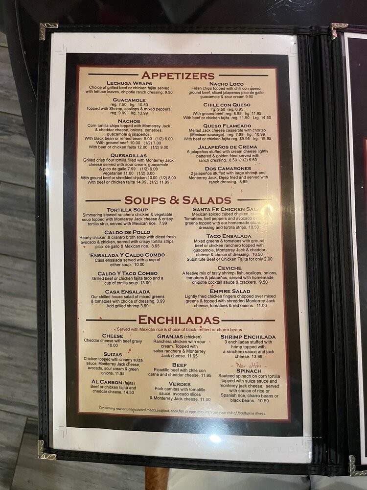 Maggie Ritas - Houston, TX menu_pic