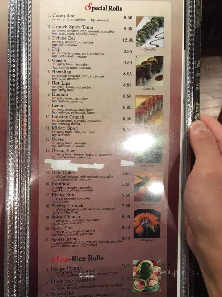 Tsuruya Sushi - San Diego, CA menu_pic