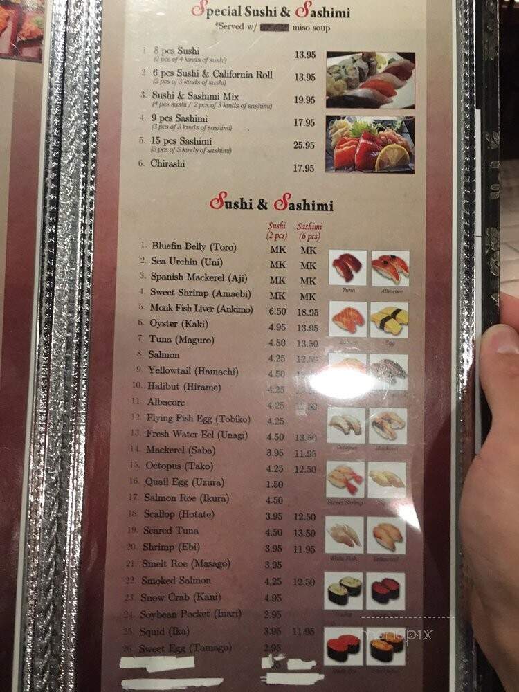 Tsuruya Sushi - San Diego, CA menu_pic