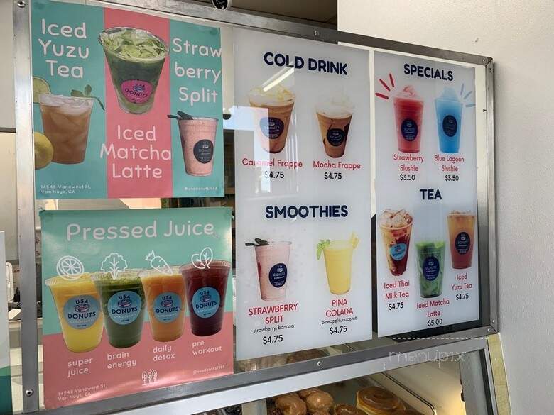 Usa Donuts & Croissants - Van Nuys, CA menu_pic