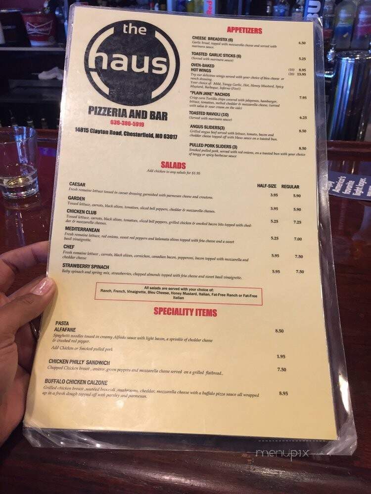 The Haus Pizzeria and Bar - Chesterfield, MO