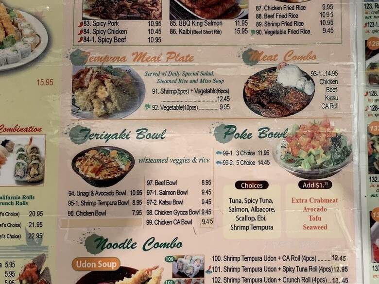 Maki Yaki - Whittier, CA menu_pic